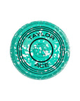 Taylor Ace Pro-Grip Coloured Bowls with dimple grip, perfect for accuracy and vibrant style.