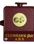 Henselite Clubhawk Gold ABS Bowls Measure, sleek tool for measuring lawn bowls distances.