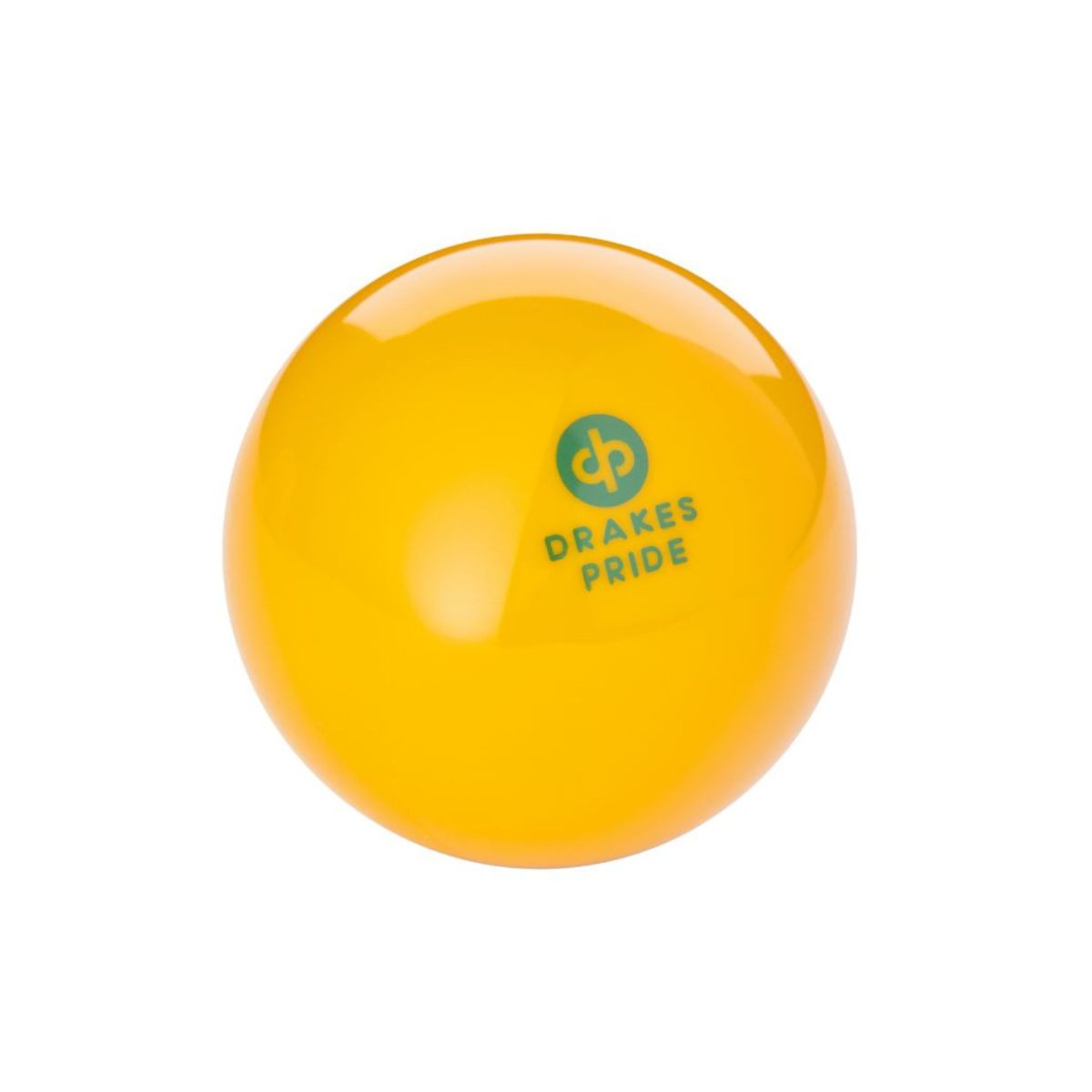 Drakes Pride lawn bowls jacks, outdoor use, available in yellow or white.