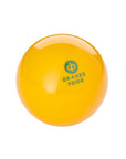 Drakes Pride lawn bowls jacks, outdoor use, available in yellow or white.