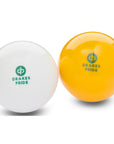 Drakes Pride Outdoor Jacks in yellow or white, durable for lawn bowls play.