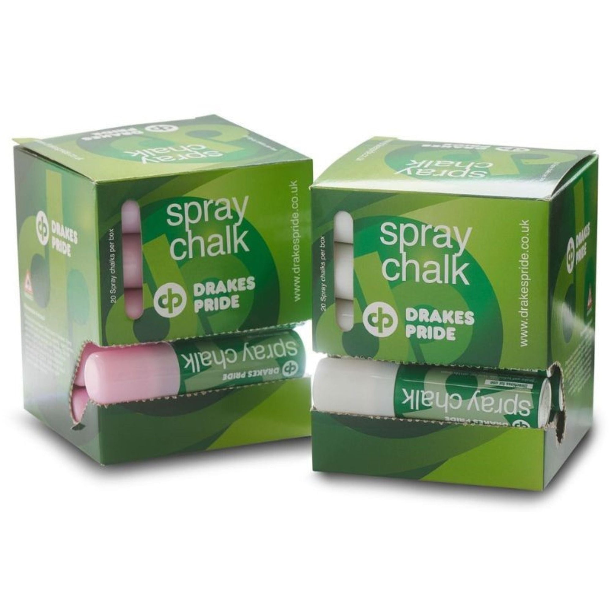 Drakes Pride Bowls Spray Chalk can, used to mark bowls on the green during play.