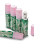 Drakes Pride Bowls Spray Chalk can in blue, used for marking lawn bowls positions.