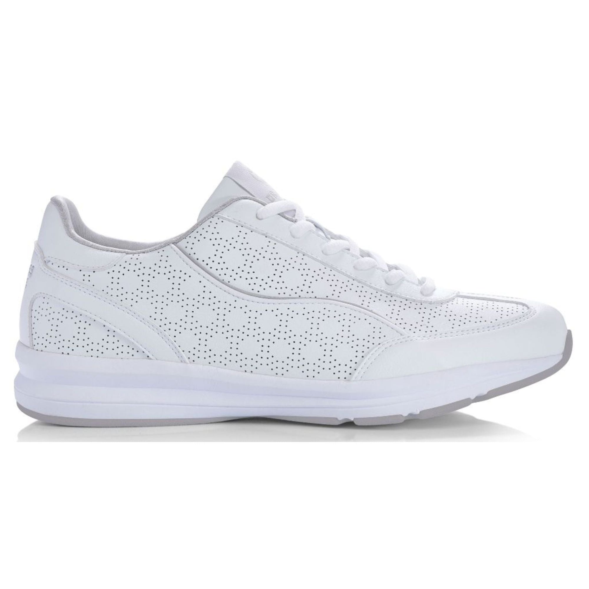 Drakes Pride Cosmic 2 Ladies Bowls Shoe in white, lightweight and stylish.