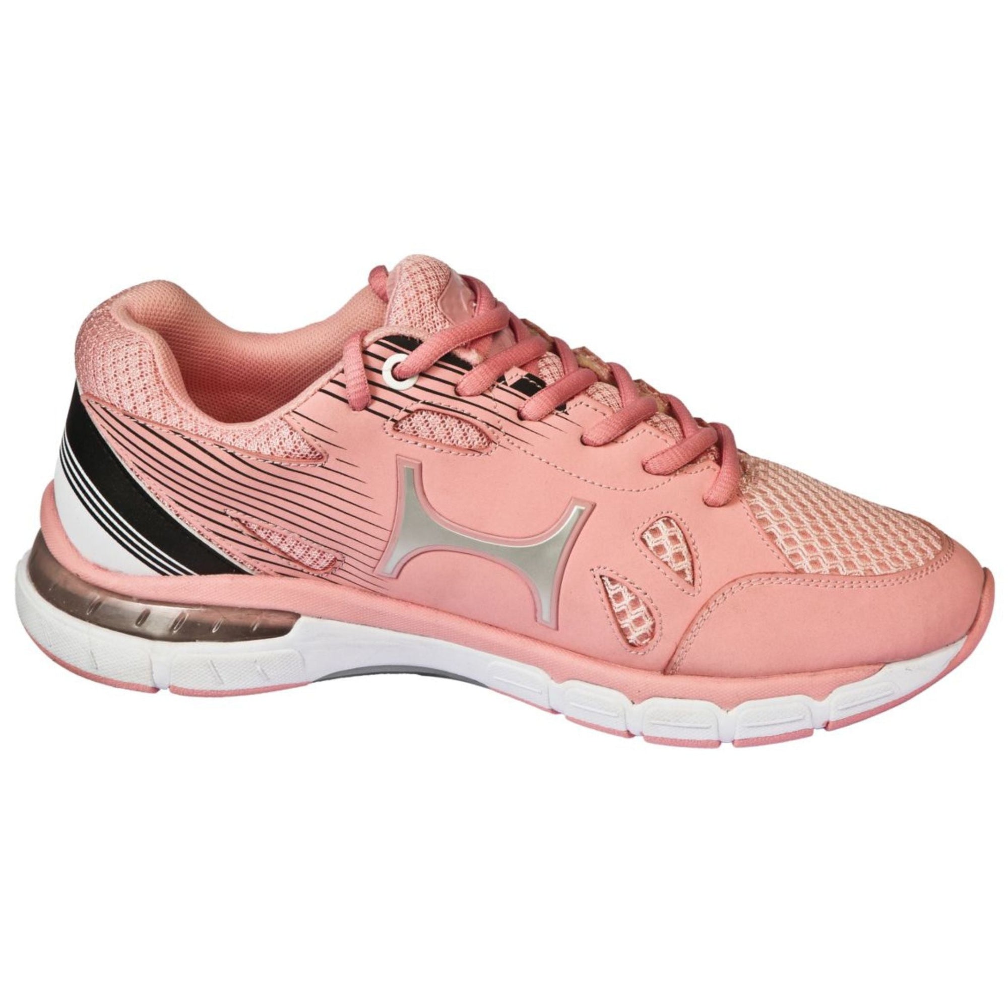 Henselite Ladies Impact L505 bowls shoe in duck egg blue or salmon pink, lightweight and stylish.