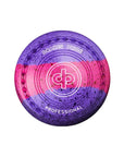 Drakes Pride Professional TRIO bowls in vibrant colours, ideal for accurate lawn bowling play.