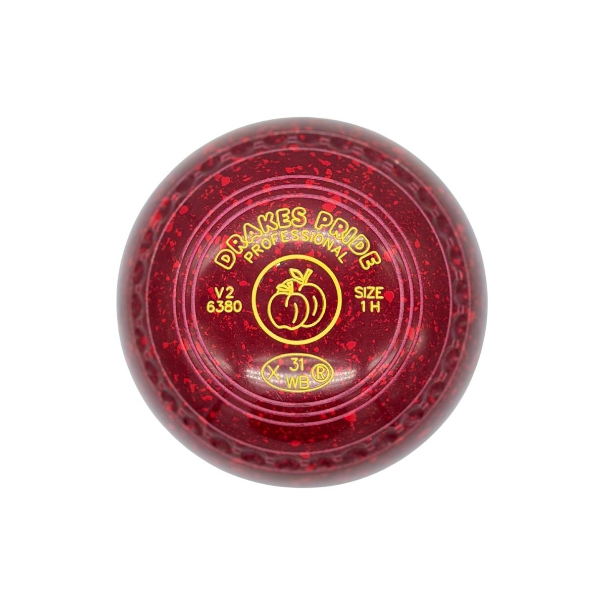 Drakes Pride Professional Size 1H Maroon/Red | Jack and Bowl
