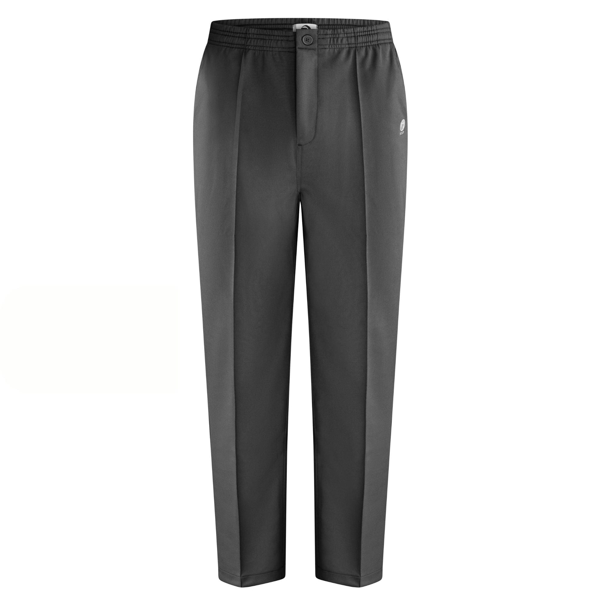 White Taylor Ladies Sporting Bowls Trousers with elastic waist and classic straight leg design.