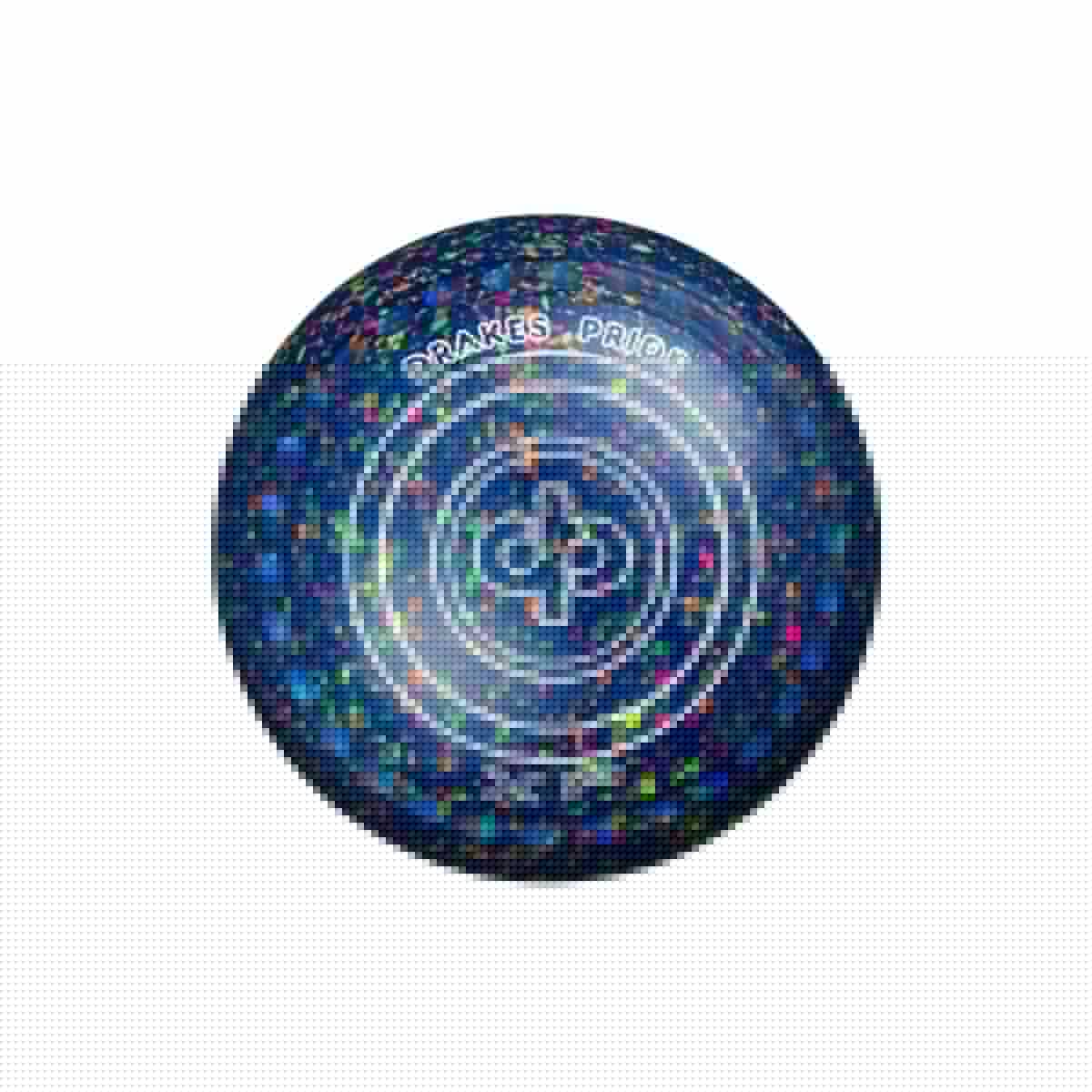 Vibrant Drakes Pride XP bowls with engraved grips, perfect for accurate lawn bowling.