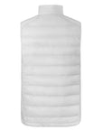 White Drakes Pride Victoria Ladies Bowls Bodywarmer, sleeveless with front zip closure.