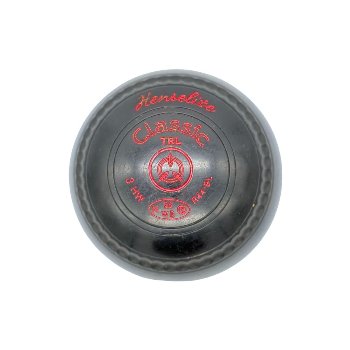 Henselite Classic TRL Size 3H Black (C Grip) | Jack and Bowl
