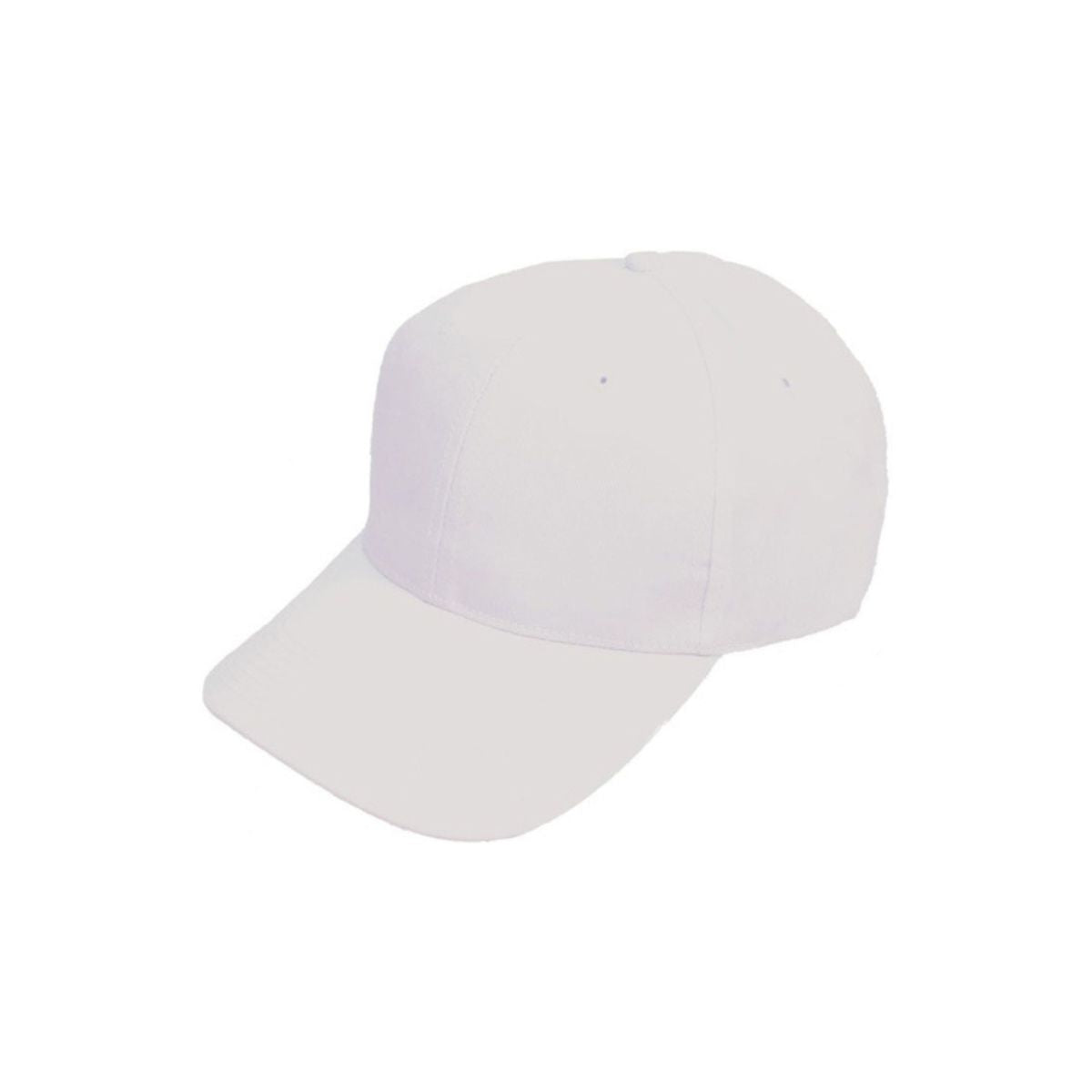 6 Panel Unisex Baseball Cap - White | Jack and Bowl