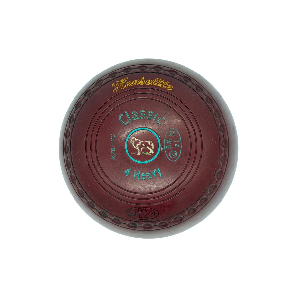 Henselite Classic Size 4H Dark Red | Jack and Bowl