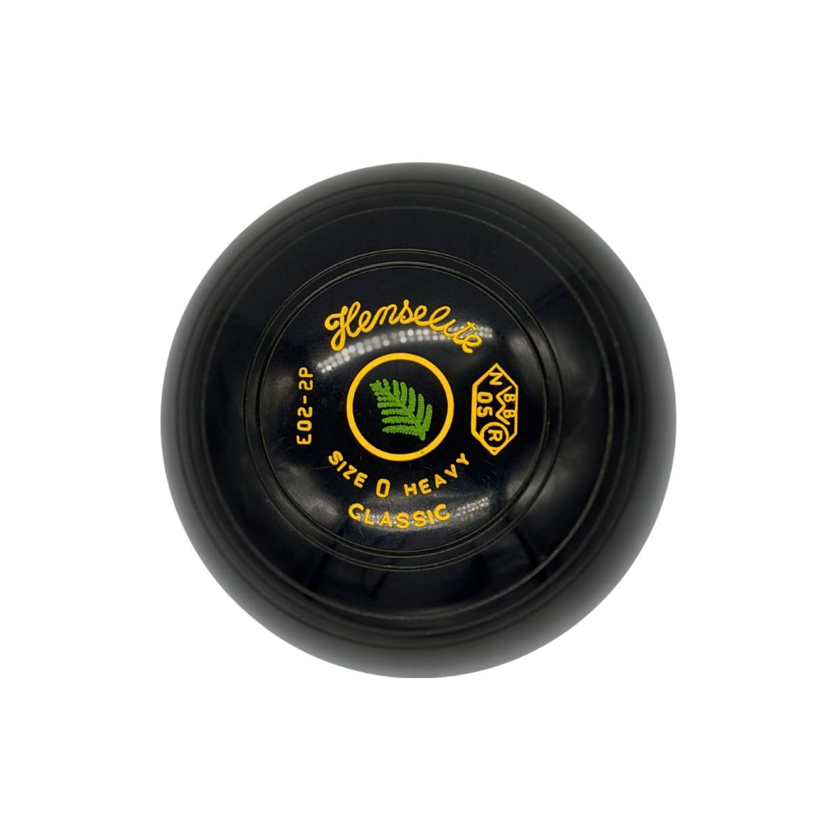 Henselite Classic Size 0H Black (Non Grip) | Jack and Bowl