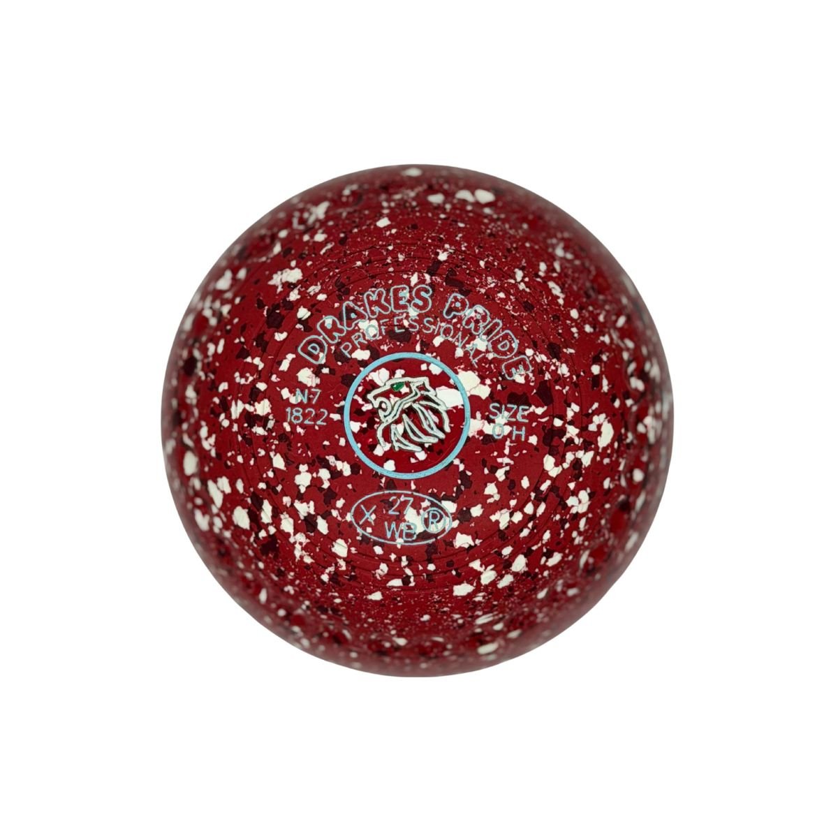 Drakes Pride Professional Size 0H Red/White/Maroon Speckle | Jack and Bowl