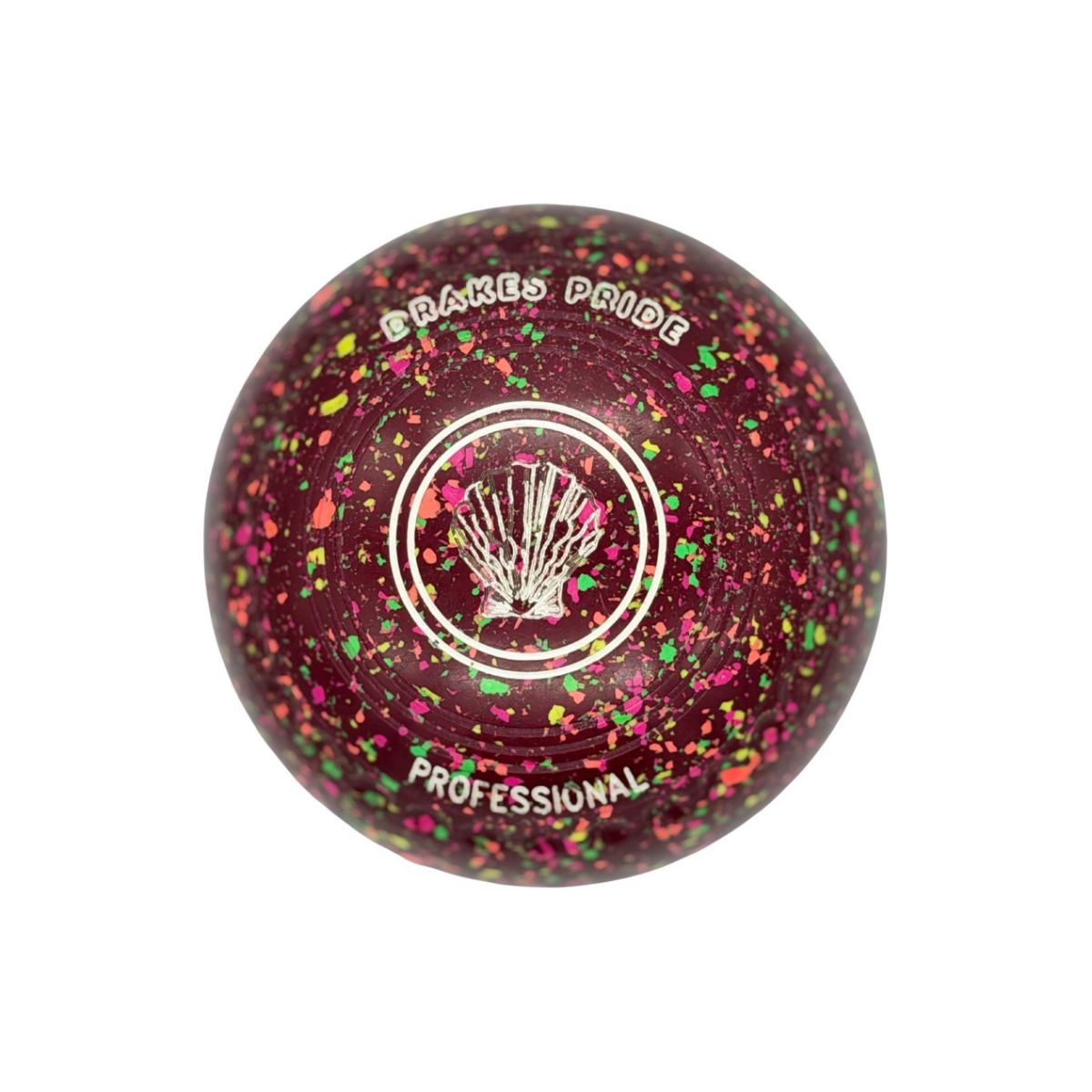 Drakes Pride Professional Size 1H Maroon Fluorescent Harlequin