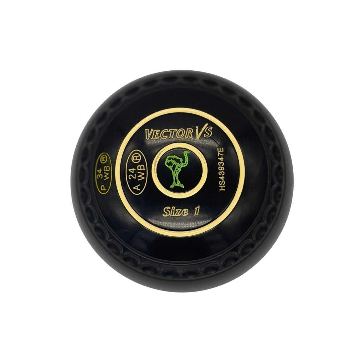 Taylor Vector VS Size 1H Black (ProGrip) | Jack and Bowl