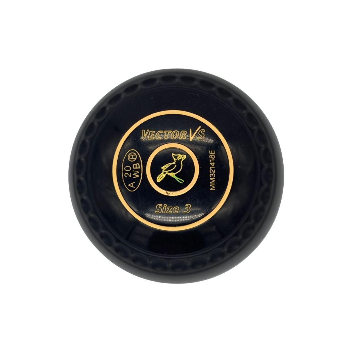 Taylor Vector VS Size 3M Black (ProGrip) | Jack and Bowl