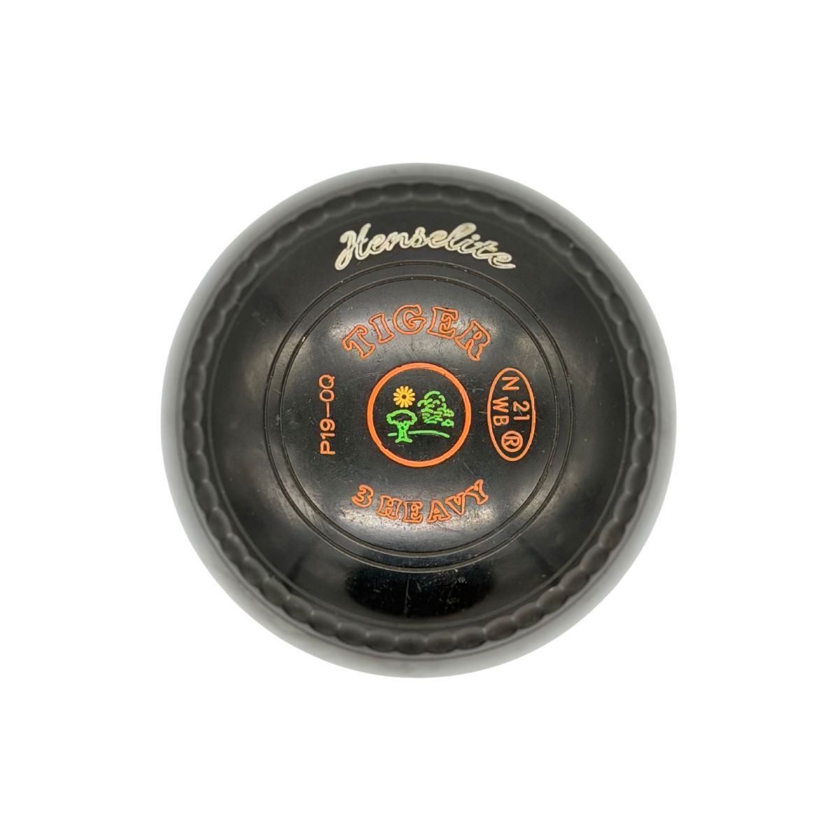 Henselite Tiger Size 3H Black (C Grip) | Jack and Bowl
