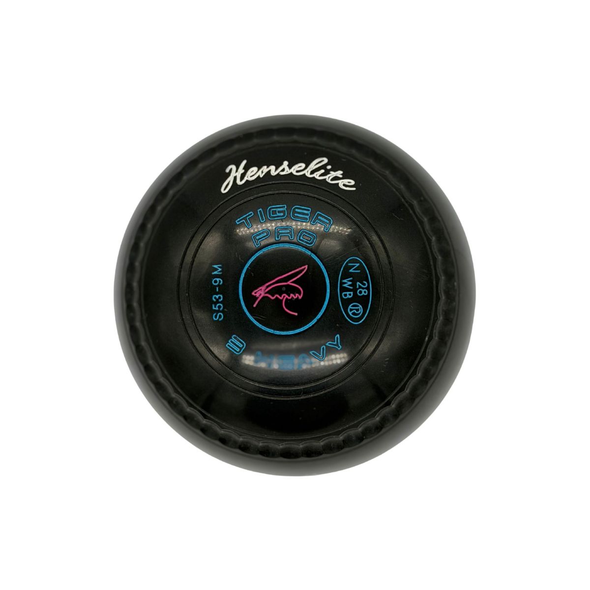 Henselite Tiger Pro Size 3H Black (C Grip) | Jack and Bowl
