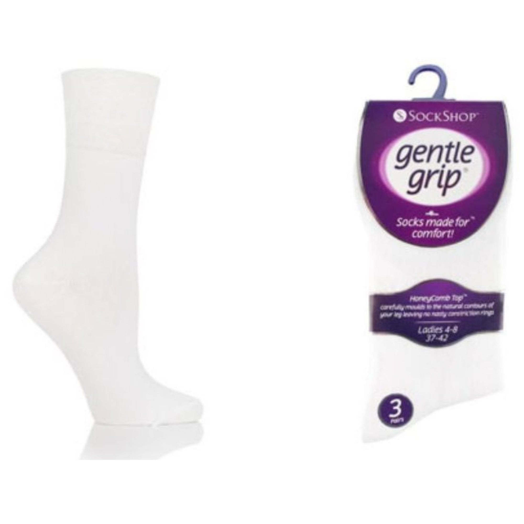 Gentle Grip Socks 3 Pack | Jack and Bowl