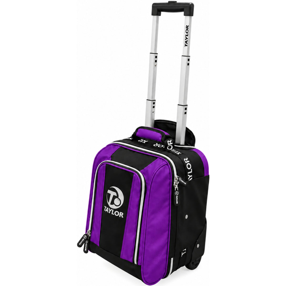 NEW - Taylor Compact Trolley Bag - PRE-ORDER – Purple, handle view