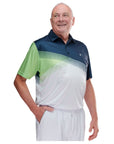 Drakes Pride Orion Bowls Polo Shirt featuring a sleek collar and lightweight performance fabric.