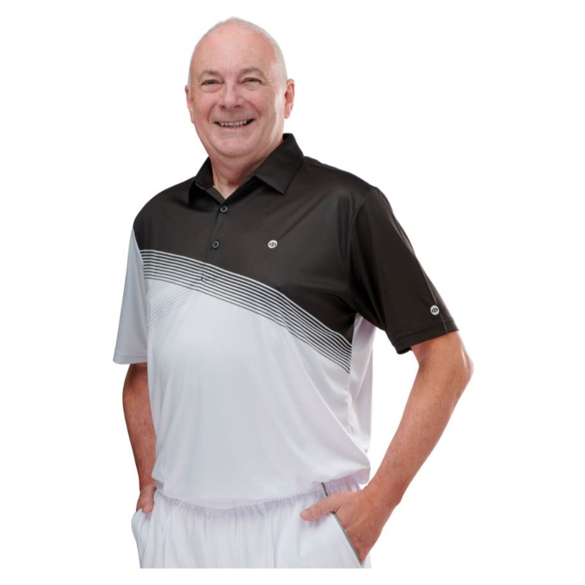 Drakes Pride Orion Bowls Polo Shirt with moisture-wicking fabric and comfortable, athletic fit.